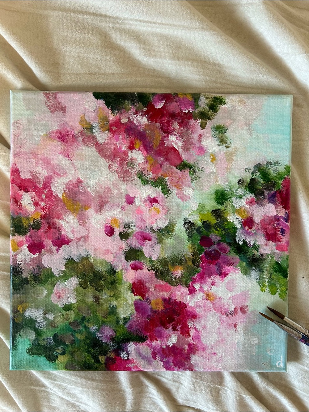 Floral Abstract Canvas Art